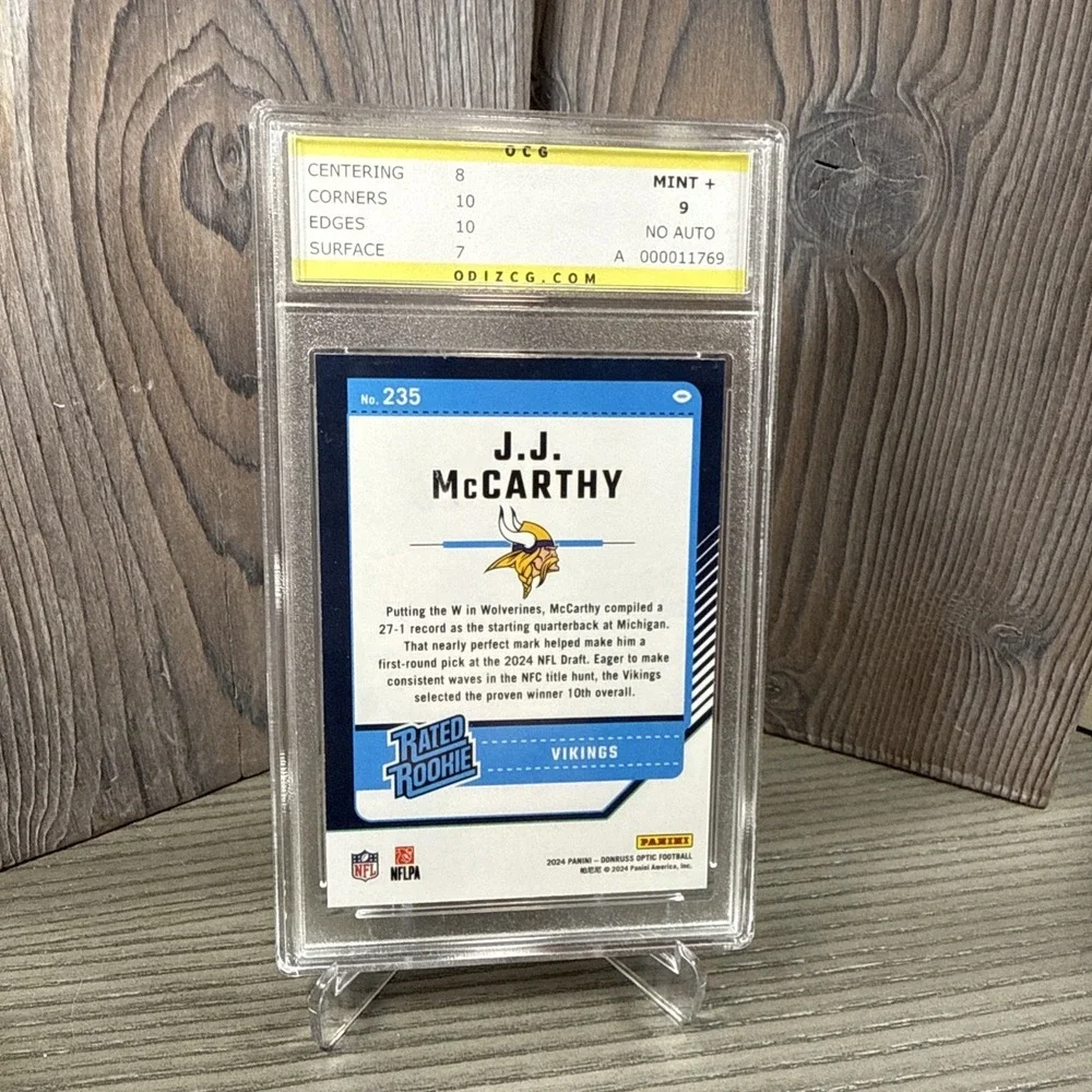 JJ‎ McCarthy Rookie - 2024 Donruss Optic #235